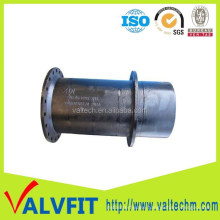 ductile iron single flanged pipe with puddle flange